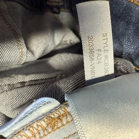 J. Crew Denim High Rise Trouser Jean Size 30 - Picture 9 of 9